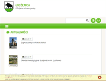 Tablet Screenshot of lobzenica.pl