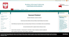 Desktop Screenshot of bip.lobzenica.pl