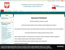 Tablet Screenshot of bip.lobzenica.pl